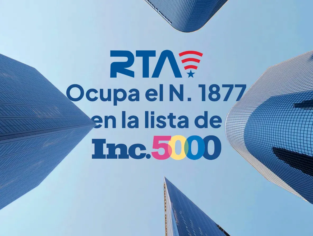 RTA obtiene una posición (No. 1877) en la lista de 2024 Inc. 5000