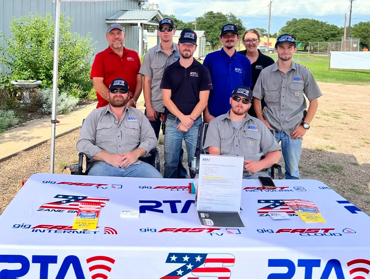 RTA's Smithville Team posing for a picture of the event