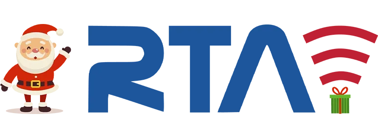 RTA Logo decorated for Christmas 2024